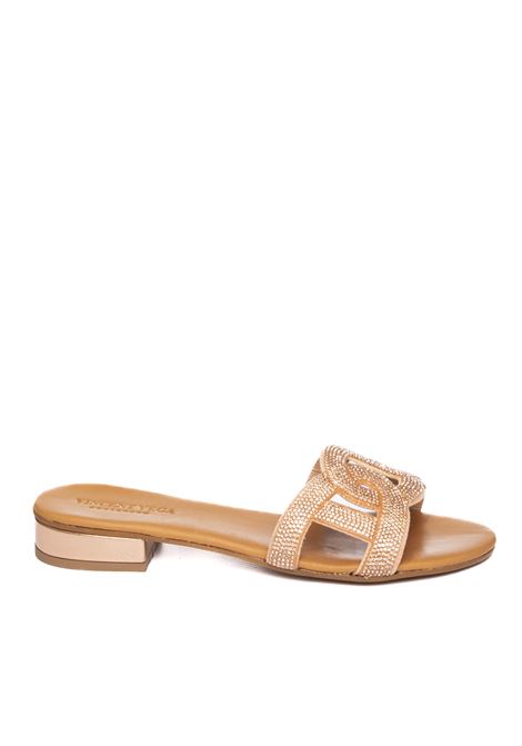 Champagne strass p20 sandal VINCENT VEGA | P20 GIOVYVER-2